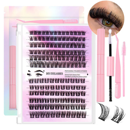 150 Segmented Lash Clusters – DIY Lash Extensions Kit